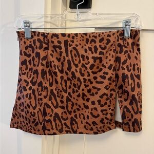 NWT Small Musera Leopard Print Skirt